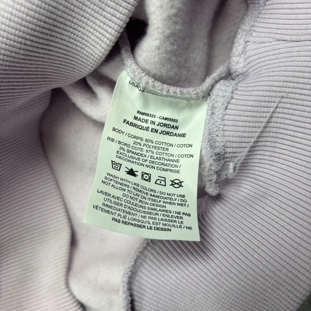 Nike Sportswear Club Fleece Girls Large Crew Neck Sweatshirt FZ9244-537 Lavender